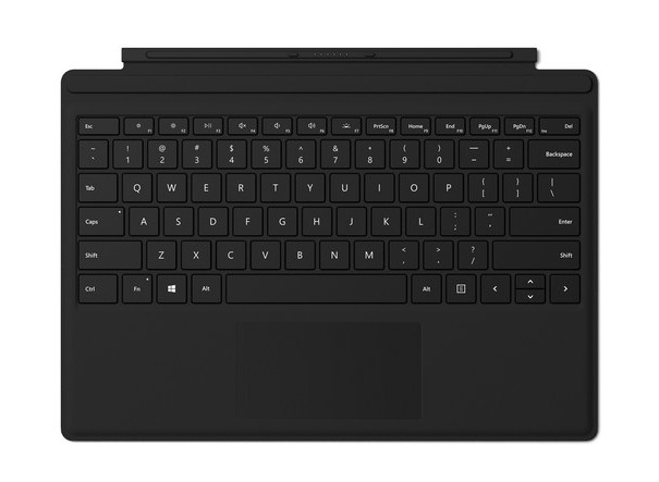 Microsoft Surface Pro Type Cover Negre Microsoft Cover port QWERTY Reacondicionat